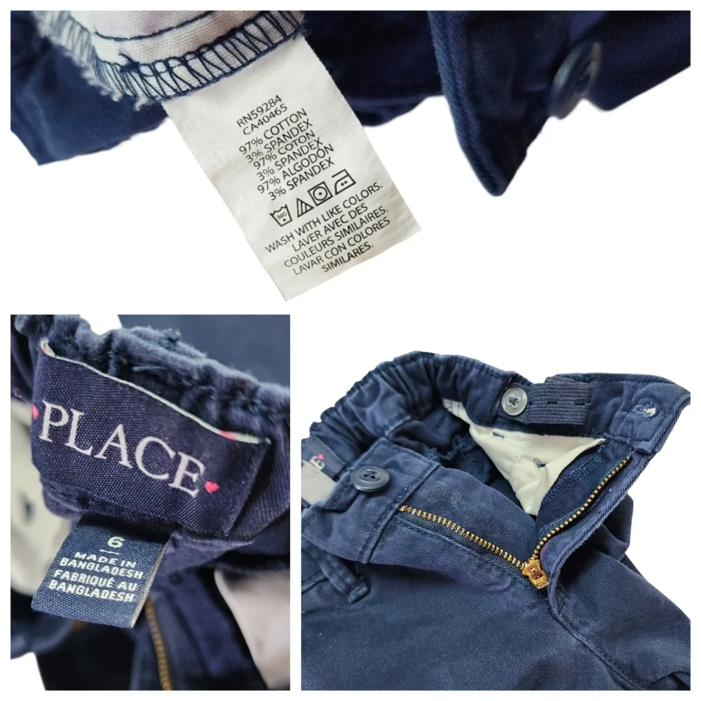 7pc Children's Place Navy Uniform Set - Skirts, Pants, Leggings